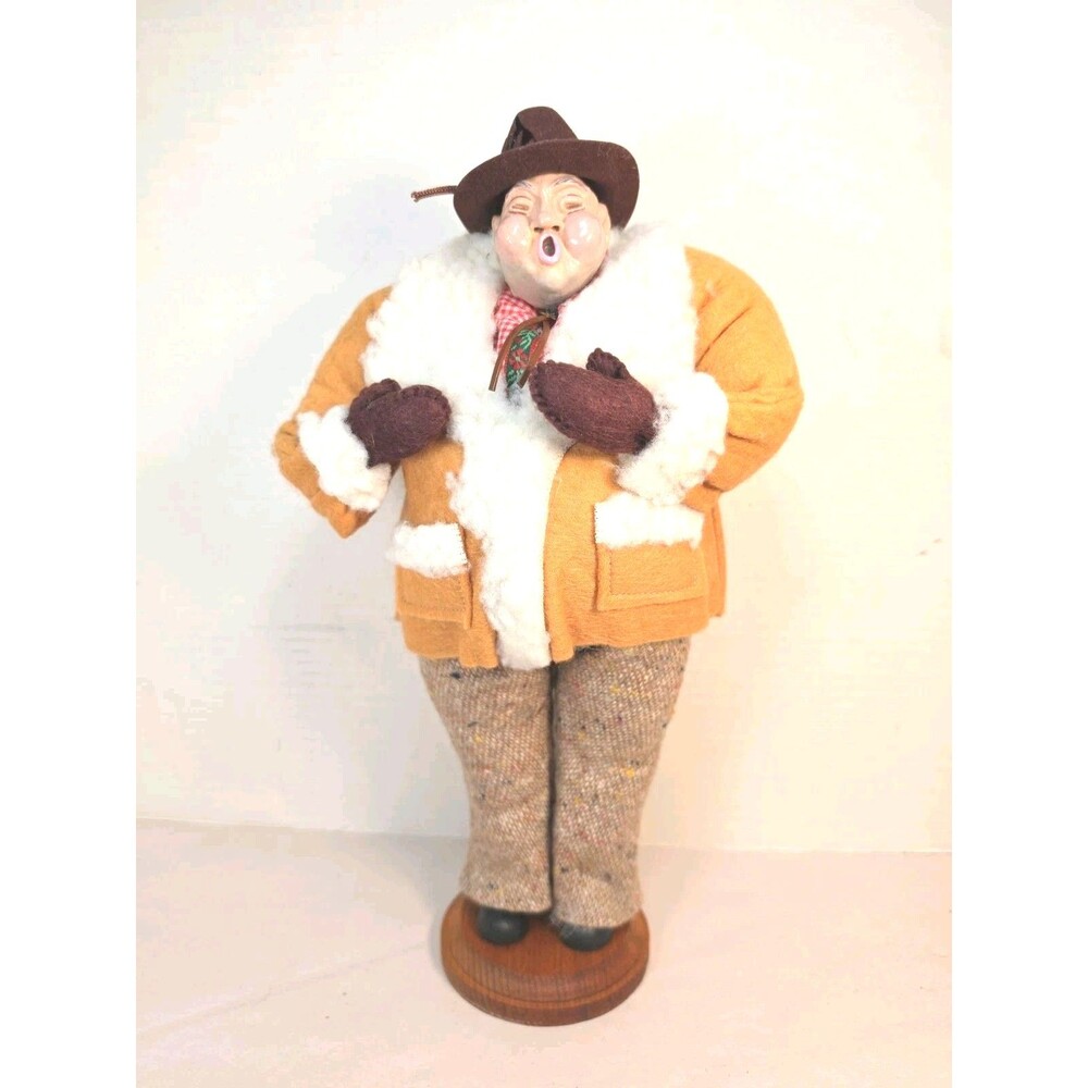 Vintage 1985 Paula Dean "Tex" Christmas caroler doll
